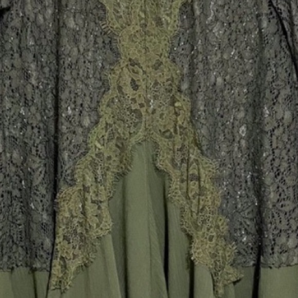 *RARE* Free People Tell Tale Heart Lace Mini Tunic Sleeveless Dress, M - BNWOT - Picture 6 of 6